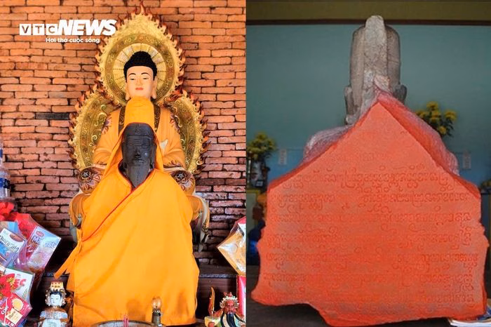 Những dòng cổ tự Chăm-pa sắc nét là chìa khóa giải mã những bí ẩn lịch sử tại chùa Linh Sơn.