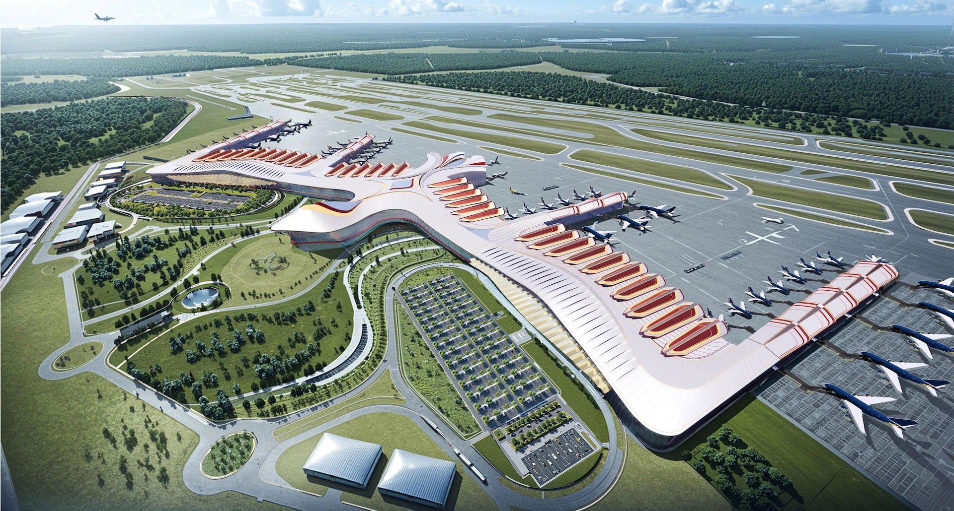 Sự hợp tác giữa Sun Group và Changi Airports International nhằm nâng tầm sân bay Phú Quốc thành cửa ngõ đón khách chuẩn quốc tế (Ảnh: Sun Group).